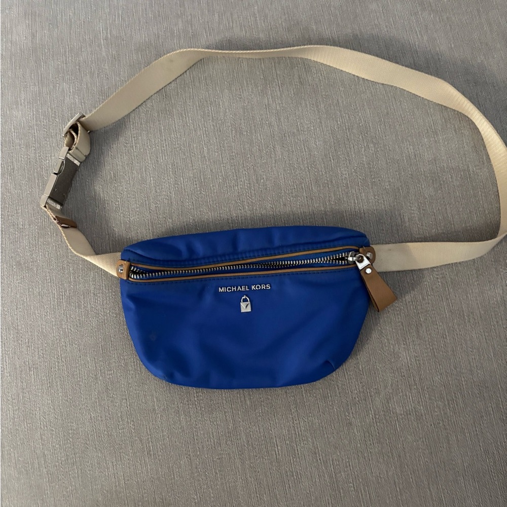 Michael Kors Blue Belt Bag